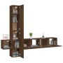 Set de muebles para TV 5 pzas madera contrachapada roble marrón de , Muebles TV - Ref: Foro24-3114253, Precio: 188,87 €, Desc...