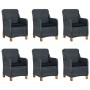 Juego de comedor para jardín de 7 piezas gris oscuro de vidaXL, Conjuntos de jardín - Ref: Foro24-3067938, Precio: 886,42 €, ...