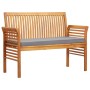 Set comedor de jardín 5 pzas y cojines madera maciza de acacia de , Conjuntos de jardín - Ref: Foro24-3120460, Precio: 766,73...