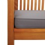 Set comedor de jardín 5 pzas y cojines madera maciza de acacia de , Conjuntos de jardín - Ref: Foro24-3120460, Precio: 766,73...