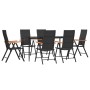 Juego comedor de jardín 7 piezas ratán sintético negro y marrón de , Conjuntos de jardín - Ref: Foro24-3156525, Precio: 545,1...