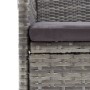 Juego de comedor de jardín 7 piezas con cojines gris y negro de , Conjuntos de jardín - Ref: Foro24-3156621, Precio: 473,57 €...
