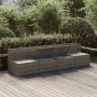 Set de muebles de jardín 4 pzas y cojines ratán sintético gris de , Conjuntos de jardín - Ref: Foro24-3157369, Precio: 354,94...