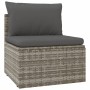 Set de muebles de jardín 6 pzas y cojines ratán sintético gris de , Conjuntos de jardín - Ref: Foro24-3157315, Precio: 513,37...