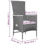 Set comedor jardín 7 pzas y cojines ratán sintético gris de , Conjuntos de jardín - Ref: Foro24-3157540, Precio: 689,93 €, De...