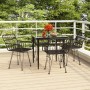 Juego de comedor de jardín 5 piezas ratán sintético negro de , Conjuntos de jardín - Ref: Foro24-3157853, Precio: 361,90 €, D...