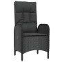 Set de comedor de jardín 9 pzas y cojines ratán sintético negro de , Conjuntos de jardín - Ref: Foro24-3185174, Precio: 1,00 ...
