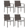Juego comedor jardín 5 piezas y cojines ratán sintético y acero de , Conjuntos de jardín - Ref: Foro24-3186954, Precio: 279,3...