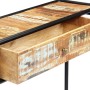 Mesa consola de madera maciza reciclada 118x30x75 cm en Mesas auxiliares | Comprar online en Foru.es