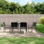 Juego de comedor para jardín 7 piezas ratán sintético y acero de , Conjuntos de jardín - Ref: Foro24-3187008, Precio: 360,59 ...
