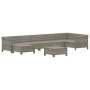 Set de muebles de jardín 8 pzas y cojines ratán sintético gris de , Conjuntos de jardín - Ref: Foro24-3187294, Precio: 644,13...