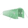 Invernadero con estructura de acero verde 24 m² 12x2x2 m de , Invernaderos - Ref: Foro24-3188021, Precio: 398,72 €, Descuento: %