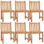 Juego de comedor de jardín 7 piezas madera maciza de teca de , Conjuntos de jardín - Ref: Foro24-3157149, Precio: 821,46 €, D...
