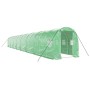 Invernadero con estructura de acero verde 32 m² 16x2x2 m de , Invernaderos - Ref: Foro24-3188023, Precio: 512,36 €, Descuento: %