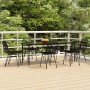 Juego de comedor de jardín 7 piezas ratán sintético negro de , Conjuntos de jardín - Ref: Foro24-3157885, Precio: 683,31 €, D...