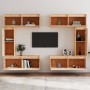 Muebles para TV 6 piezas madera maciza de pino de , Muebles TV - Ref: Foro24-3100199, Precio: 353,70 €, Descuento: %