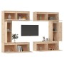 Muebles para TV 6 piezas madera maciza de pino de , Muebles TV - Ref: Foro24-3100199, Precio: 353,70 €, Descuento: %