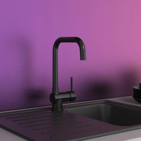 EISL Grifo monomando de cocina FUTURA baja presión negro mate de , Grifos - Ref: Foro24-446470, Precio: 98,03 €, Descuento: %