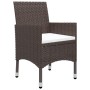 Juego de comedor de jardín de 7 piezas marrón de vidaXL, Conjuntos de jardín - Ref: Foro24-3067858, Precio: 612,61 €, Descuen...