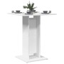 Mesa de bistró de madera contrachapada blanco 60x60x75 cm de , Mesas de cocina y de comedor - Ref: Foro24-802102, Precio: 51,...