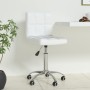 Silla de oficina giratoria de cuero sintético blanco de , Sillas de oficina - Ref: Foro24-334333, Precio: 89,08 €, Descuento: %