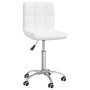 Silla de oficina giratoria de cuero sintético blanco de , Sillas de oficina - Ref: Foro24-334333, Precio: 89,08 €, Descuento: %