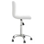Silla de oficina giratoria de cuero sintético blanco de , Sillas de oficina - Ref: Foro24-334333, Precio: 89,08 €, Descuento: %