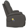 Sillón de masaje mecedora de cuero sintético gris antracita de , Sillones de masaje eléctricos - Ref: Foro24-335850, Precio: ...