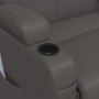 Sillón de masaje mecedora de cuero sintético gris antracita de , Sillones de masaje eléctricos - Ref: Foro24-335850, Precio: ...