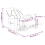 Sillón de masaje mecedora de cuero sintético gris antracita de , Sillones de masaje eléctricos - Ref: Foro24-335850, Precio: ...