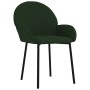 Sillas de comedor 2 unidades terciopelo verde oscuro de , Sillas de comedor - Ref: Foro24-344765, Precio: 107,85 €, Descuento: %