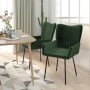 Sillas de comedor 2 unidades terciopelo verde oscuro de , Sillas de comedor - Ref: Foro24-344800, Precio: 124,55 €, Descuento: %