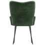 Sillas de comedor 2 unidades terciopelo verde oscuro de , Sillas de comedor - Ref: Foro24-344800, Precio: 124,55 €, Descuento: %