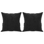 Cojines decorativos 2 uds terciopelo negro 40x40 cm de , Cojines - Ref: Foro24-349490, Precio: 24,96 €, Descuento: %