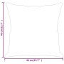Cojines decorativos 2 uds terciopelo negro 40x40 cm de , Cojines - Ref: Foro24-349490, Precio: 24,96 €, Descuento: %