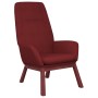 Sillón de relax de tela color rojo tinto de , Sillones - Ref: Foro24-341391, Precio: 129,83 €, Descuento: %