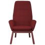 Sillón de relax de tela color rojo tinto de , Sillones - Ref: Foro24-341391, Precio: 129,83 €, Descuento: %