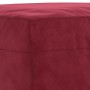 Banco de terciopelo rojo vino tinto 100x35x41 cm de , Bancos - Ref: Foro24-349425, Precio: 58,99 €, Descuento: %