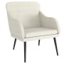 Sillón de terciopelo color crema 63x76x80 cm de , Sillones - Ref: Foro24-351443, Precio: 85,51 €, Descuento: %
