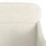 Sillón de terciopelo color crema 63x76x80 cm de , Sillones - Ref: Foro24-351443, Precio: 85,51 €, Descuento: %