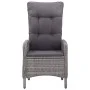 Juego de comedor de jardín de 7 piezas gris de vidaXL, Conjuntos de jardín - Ref: Foro24-3067867, Precio: 1,00 €, Descuento: %