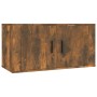 Mueble para TV de pared roble ahumado 80x34,5x40 cm de , Muebles TV - Ref: Foro24-816629, Precio: 59,11 €, Descuento: %