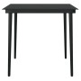 Juego de comedor de jardín 3 piezas ratán PVC negro de , Conjuntos de jardín - Ref: Foro24-3099215, Precio: 213,90 €, Descuen...