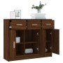 Aparador madera de ingeniería color roble marrón 91x28x75 cm de , Aparadores - Ref: Foro24-823015, Precio: 104,24 €, Descuent...
