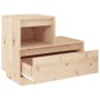 Mesita de noche madera maciza de pino 60x34x51 cm de , Mesitas de noche - Ref: Foro24-814374, Precio: 72,50 €, Descuento: %
