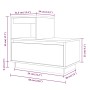 Mesita de noche madera maciza de pino 60x34x51 cm de , Mesitas de noche - Ref: Foro24-814374, Precio: 72,50 €, Descuento: %