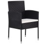 Juego de comedor para jardín 5 piezas negro de , Conjuntos de jardín - Ref: Foro24-3099603, Precio: 276,80 €, Descuento: %