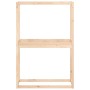Soporte para neumáticos madera maciza de pino 120x40x180 cm de , Estanterías industriales - Ref: Foro24-825003, Precio: 80,39...