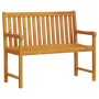 vidaxL Banco de jardín 110 cm madera maciza acacia de , Bancos de jardín - Ref: Foro24-316610, Precio: 154,32 €, Descuento: %