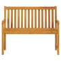 vidaxL Banco de jardín 110 cm madera maciza acacia de , Bancos de jardín - Ref: Foro24-316610, Precio: 154,32 €, Descuento: %